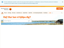 Tablet Screenshot of haradssparbanken.com